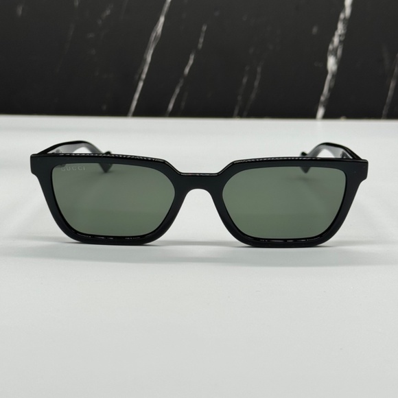 NEW GG1539S 001 GUCCI BLACK GREY CAT EYE UNISEX GUCCI SUNGLASSES - Picture 5 of 12